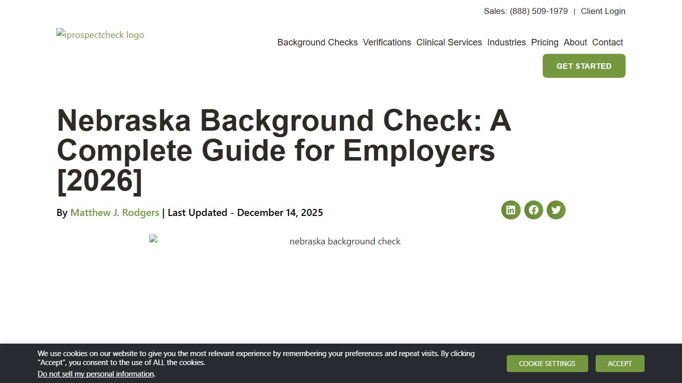 Nebraska Background Check: A Complete Guide for Employers [2026]